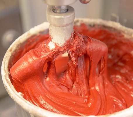 Impasto Red Velvet in planetaria